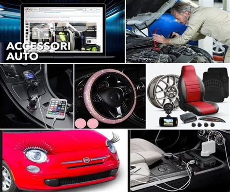 Illustrazione di un pacchetto accessori per auto