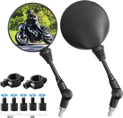 Diversi tipi di specchietti per moto