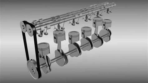 Schema motore diesel 6 cilindri in linea