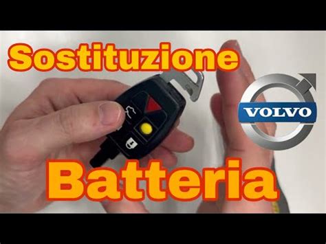 Schema per la sostituzione della batteria di una chiave auto