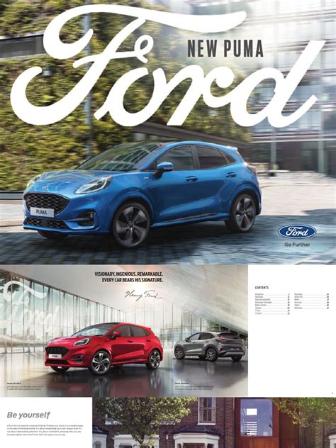 Ford Puma brochure cover