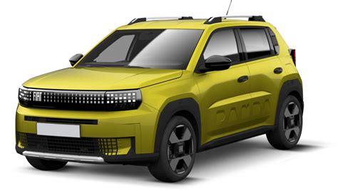 Vista frontale della nuova Fiat Grande Panda elettrica