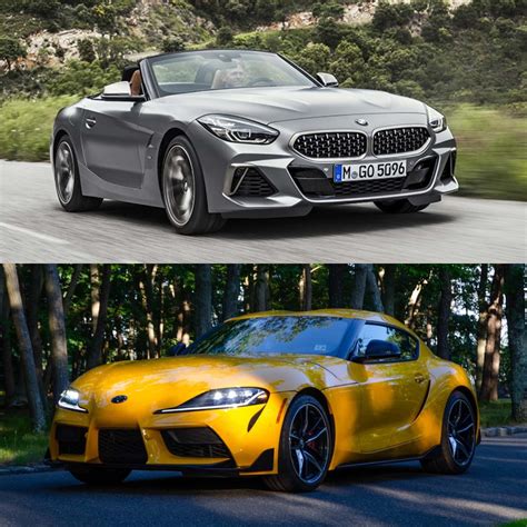 Toyota Supra MK5 e BMW Z4