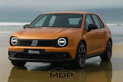 Render digitale di una ipotetica Fiat Ritmo crossover