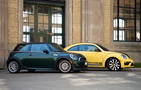 Mini Cooper, Volkswagen Polo e Ford Fiesta