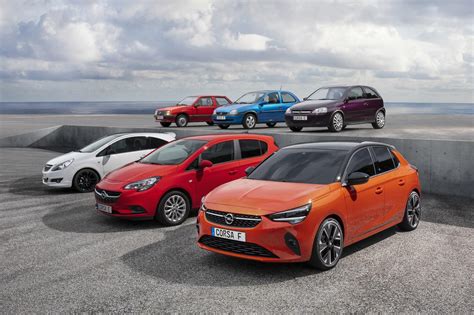 Storico delle generazioni Opel Corsa