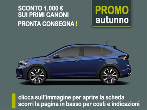 Grafica promozionale Volkswagen con modelli e offerte