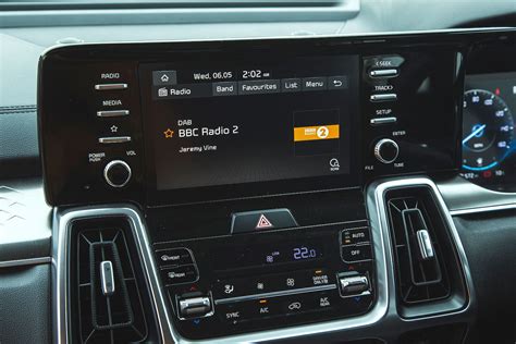Kia Sorento con schermo infotainment