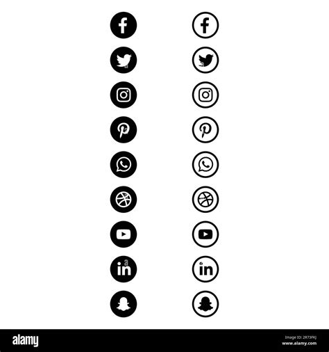 Icone di social media e logo Tom Ford