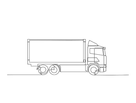 Immagine stilizzata di un camion che simboleggia il trasporto merci