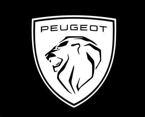 Logo Peugeot con sfondo che richiama forze armate