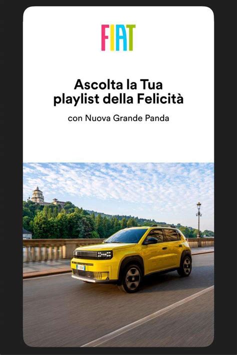 Spot Fiat Grande Panda con la canzone 