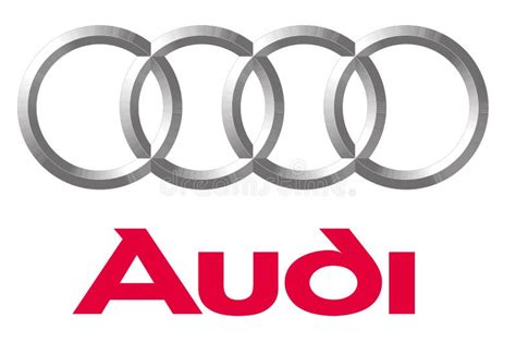 Audi logo su sfondo sfocato di veicoli