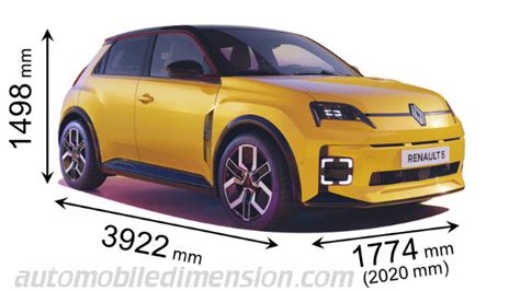 Dimensioni e bagagliaio Renault 5 E-Tech