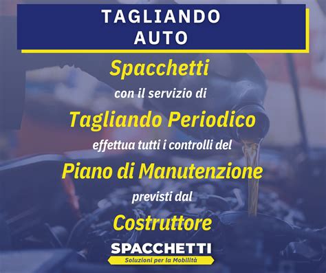 Infografica che mostra i componenti principali di un tagliando auto