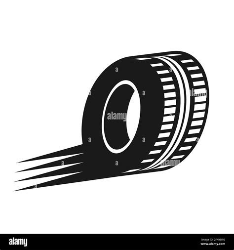 Gomma pneumatico con logo Volvo