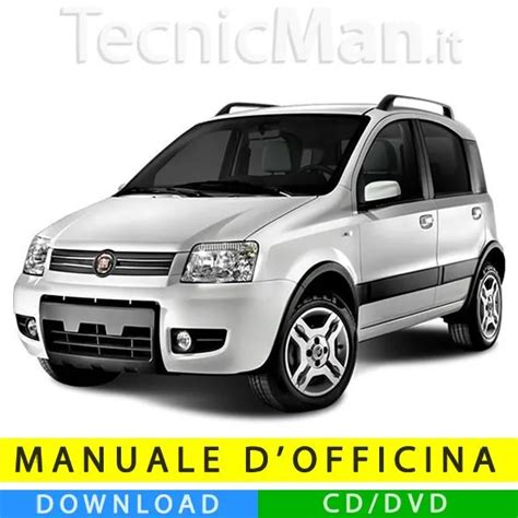 Copertina manuale officina Fiat Panda
