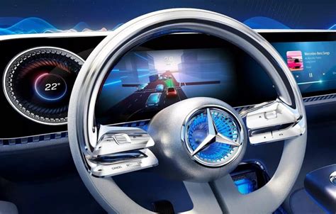 Interno di una Mercedes-Benz con il sistema Audio 20 in primo piano