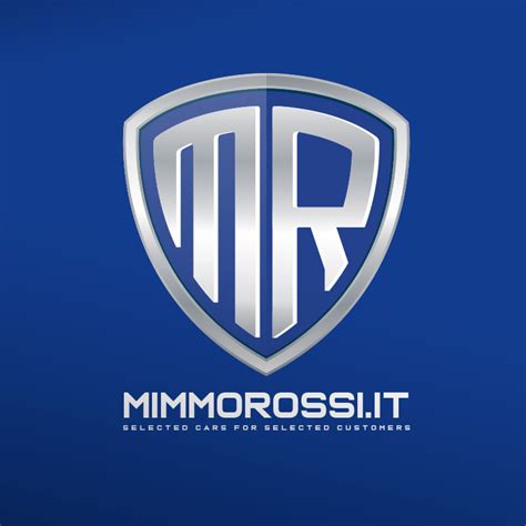 Concessionaria auto esterna con logo Mimmo Rossi Automobili