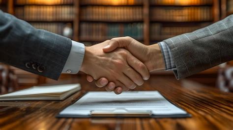 Illustrazione di una stretta di mano tra due persone, a simboleggiare un accordo commerciale