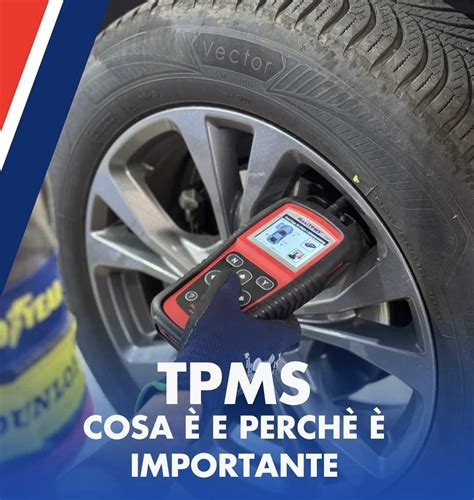 Diagramma che illustra il funzionamento di un sistema TPMS