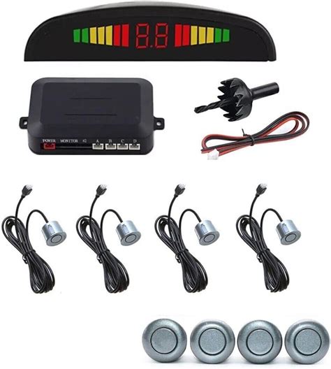 Sensori di parcheggio a 360 gradi su display
