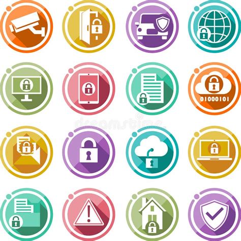 Icone di sicurezza dati