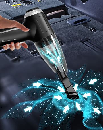 Aspirapolvere portatile che aspira sedili auto