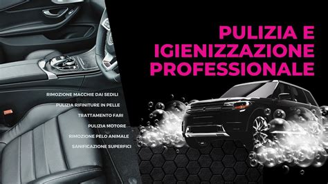 Auto pulita con interni brillanti
