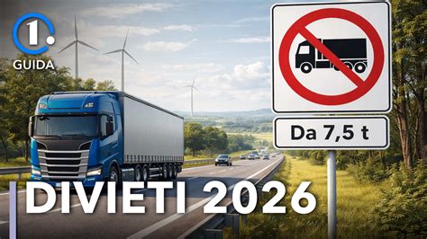 Mappa delle restrizioni al traffico di mezzi pesanti in Europa