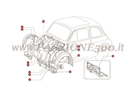 Schema esploso di ricambi per VW Caddy Mk1