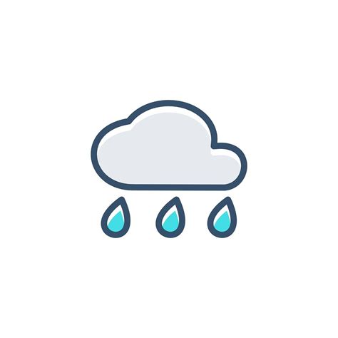 Simbolo meteo pioggia