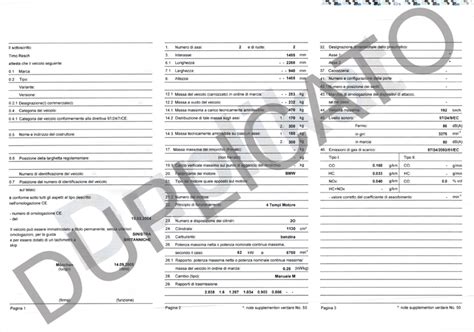 Certificato di Conformità BMW