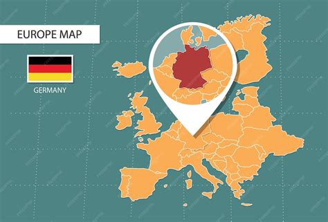 Mappa che indica la posizione dei server Volkswagen in Germania