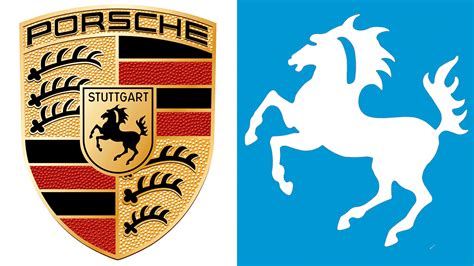 Logo Porsche con cavallo di Stoccarda