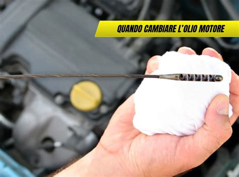 Grafico intervalli di sostituzione olio motore