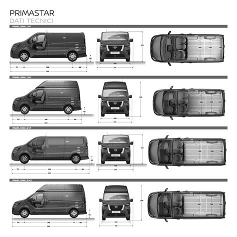 Dimensioni Nissan Primastar