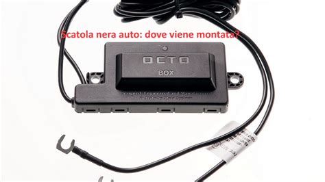 Immagine di una scatola nera (dispositivo telematico) per auto.
