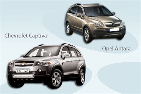 Differenze estetiche Opel Antara e Chevrolet Captiva