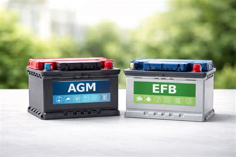 Confronto tra batterie EFB e AGM