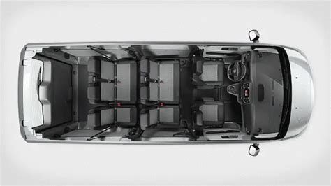 Schema configurazione sedili Opel Vivaro 9 posti