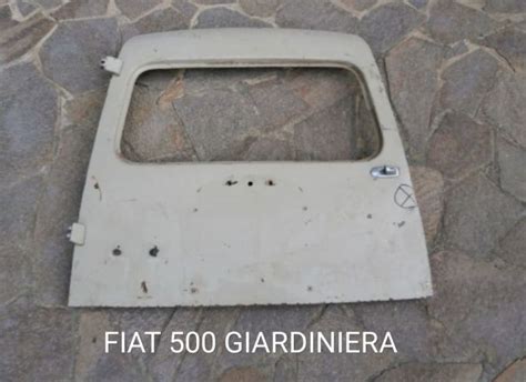 Fiat 500 Giardiniera con portellone posteriore aperto