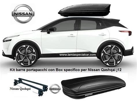 Box portatutto installato su Nissan Qashqai