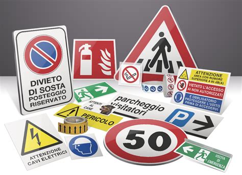 segnaletica stradale di sicurezza