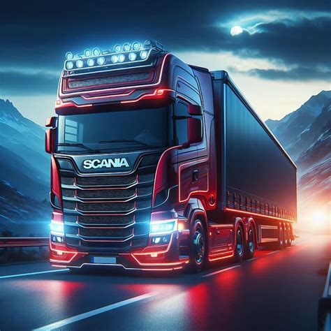 Camion Scania in azione