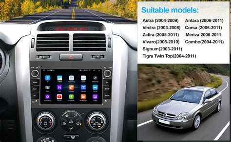 Autoradio moderno per Opel Astra H con schermo touchscreen