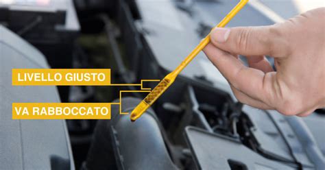 Grafico del livello olio sul display del quadro strumenti