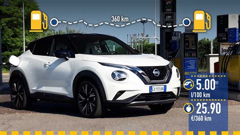 Grafico consumi Nissan Juke 1.5 dCi
