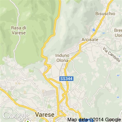 Mappa della località di Induno Olona con l'indicazione di Via Bruno Jamoretti 148