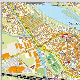 Mappa della città di Legnago con l'indicazione dell'officina
